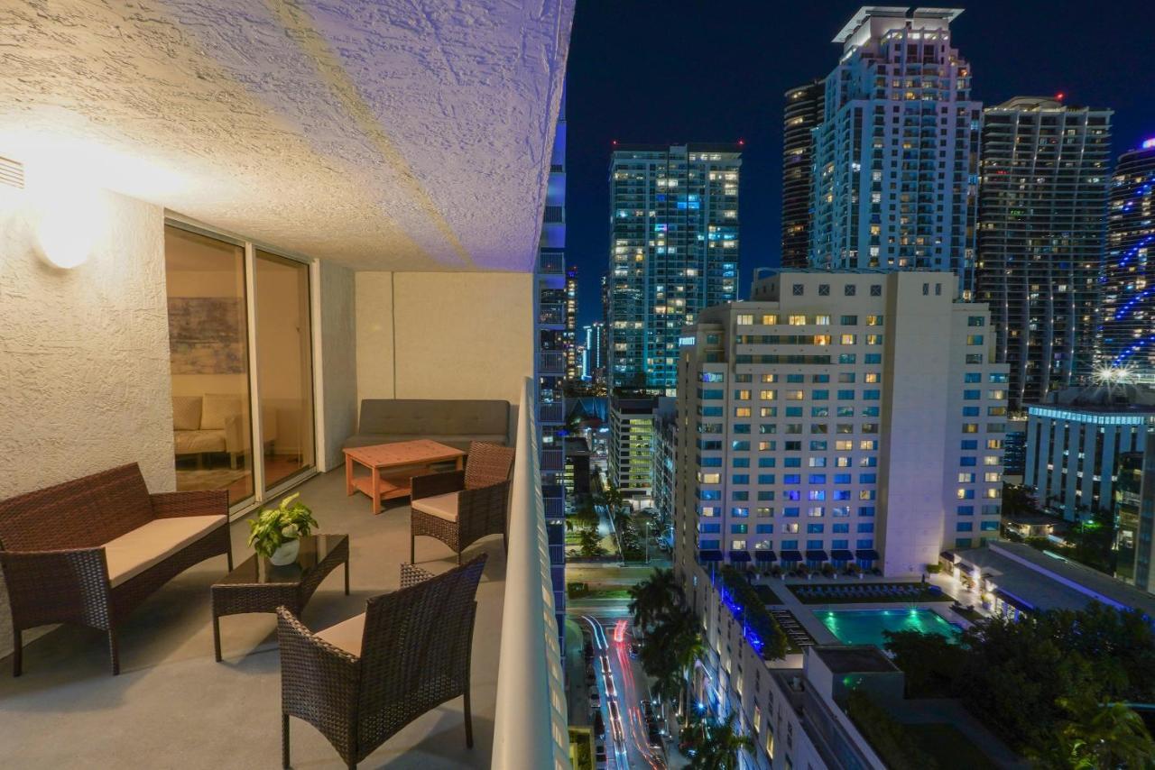 City & Sea View+Free Parking Modern Condo Miami Esterno foto