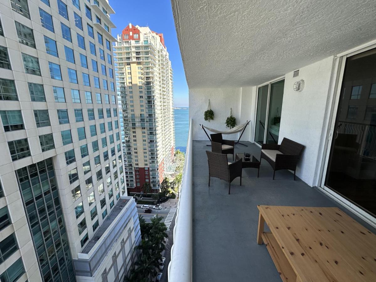 City & Sea View+Free Parking Modern Condo Miami Esterno foto