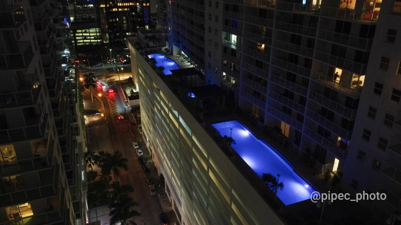 City & Sea View+Free Parking Modern Condo Miami Esterno foto